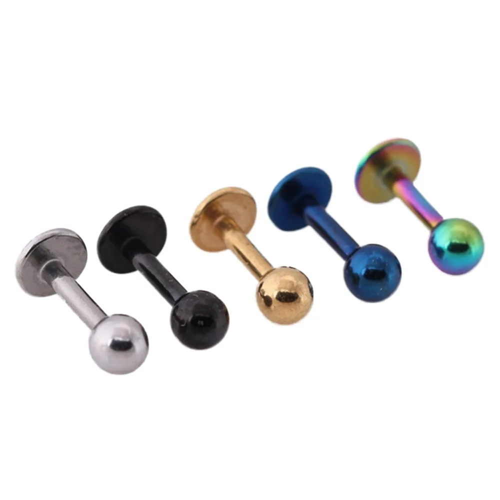 

Simple Personality 1 PC 4/6/8/10mm Stainless Steel Ear Bone Ring Ear Stud Earring Punk Style Earrings #281893