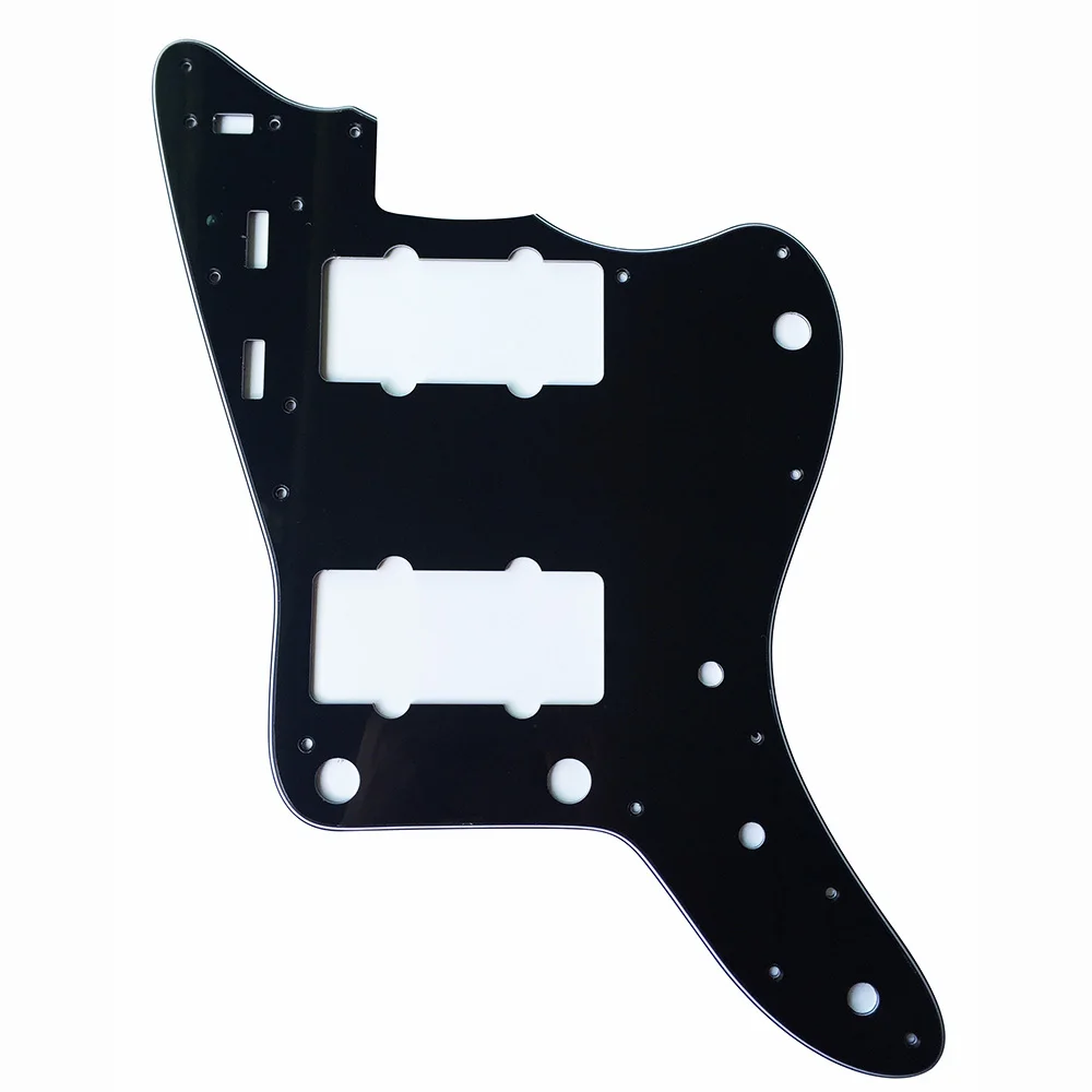 3 Ply Black Pleroo аксессуары для гитары Pickguard костюм-для MIJ Japan Jazzmaster Стиль гитары Pickguard царапины пластины Замена - Цвет: 3 Ply Black