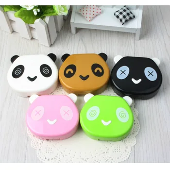 

Storage Eyewear Accessories Portable Panda Contact Lens Case Box Outdoor Container Holder Travel Kit
