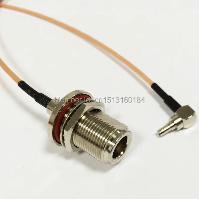New Wireless Modem Wire N Female Jack Connector To CRC9 Right Angle
