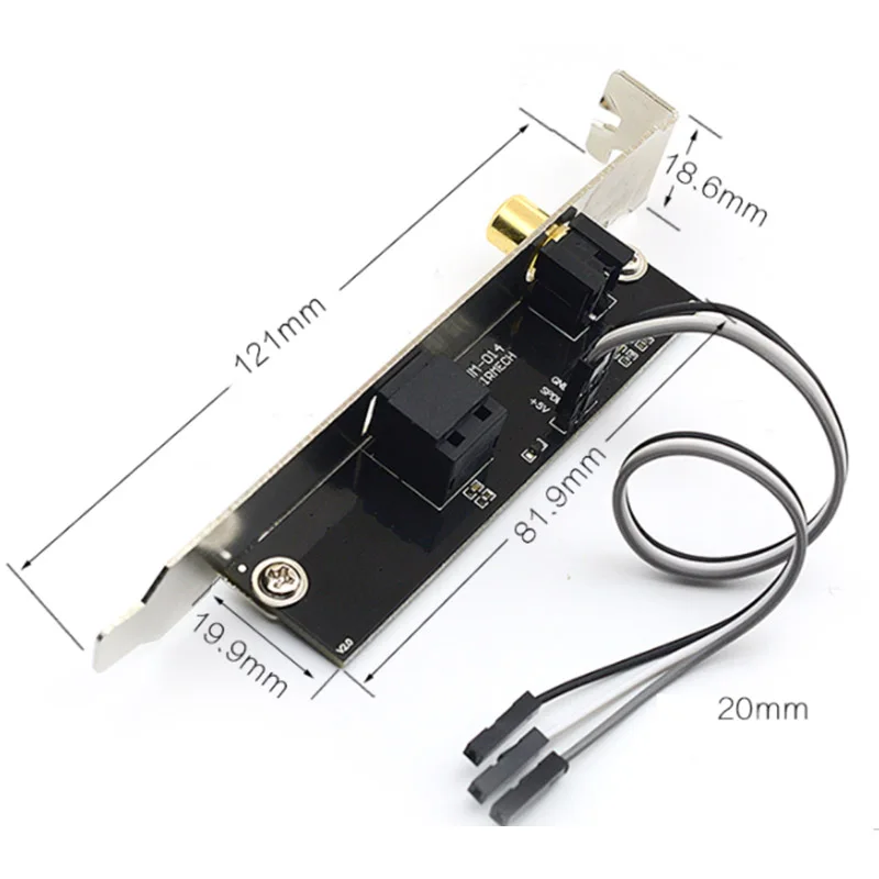 Lusya 24BIT192KHz SPDIF Out Оптический коаксиальный цифровой звуковой карты дефлектор DAC DTS декодер для общей материнской платы A2-004