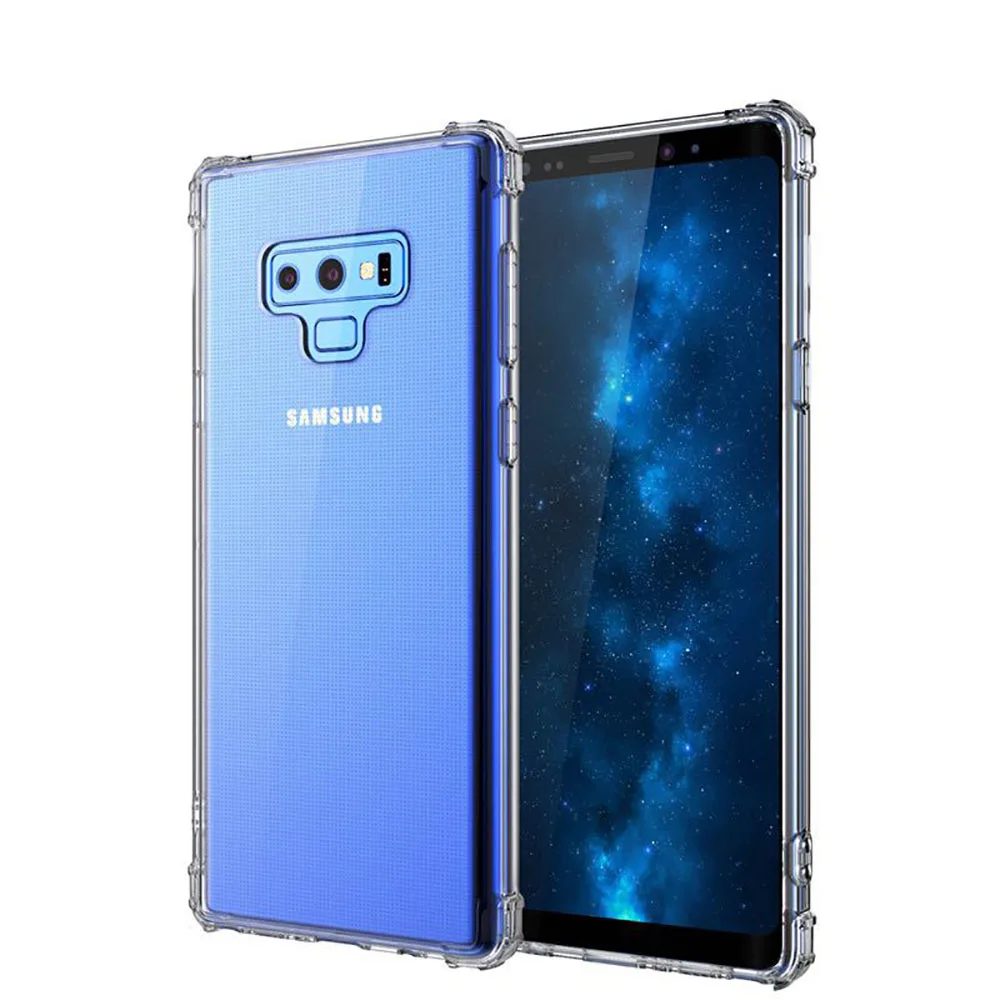 TPU1161 Samsung Galaxy A7 A9 A5 2018 2017 A8 A6 Plus  Four angle Airbag Anti fall Mobile Shell Explosion Transparent For Note 9 Cover (4)