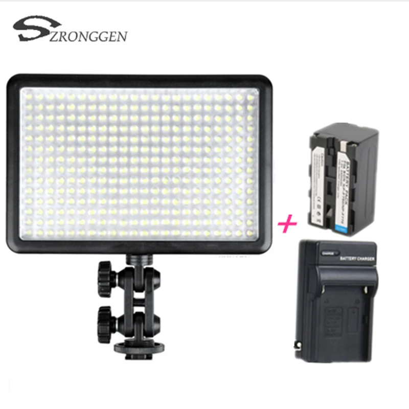 Godox LED308Y 308 3300K светодиодная лампа для видеокамеры Sony Panasonic Canon Nikon DV Camcorder DSLR Camera +