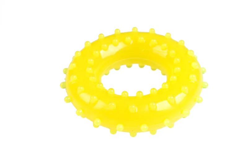 35 кг силы рукоятка мышечной Мощность Обучение Резиновое Легкой Несущей Штыри Фитнес Резиновое Кольцо Тренажер Расширитель Захват - Цвет: Цвет: желтый