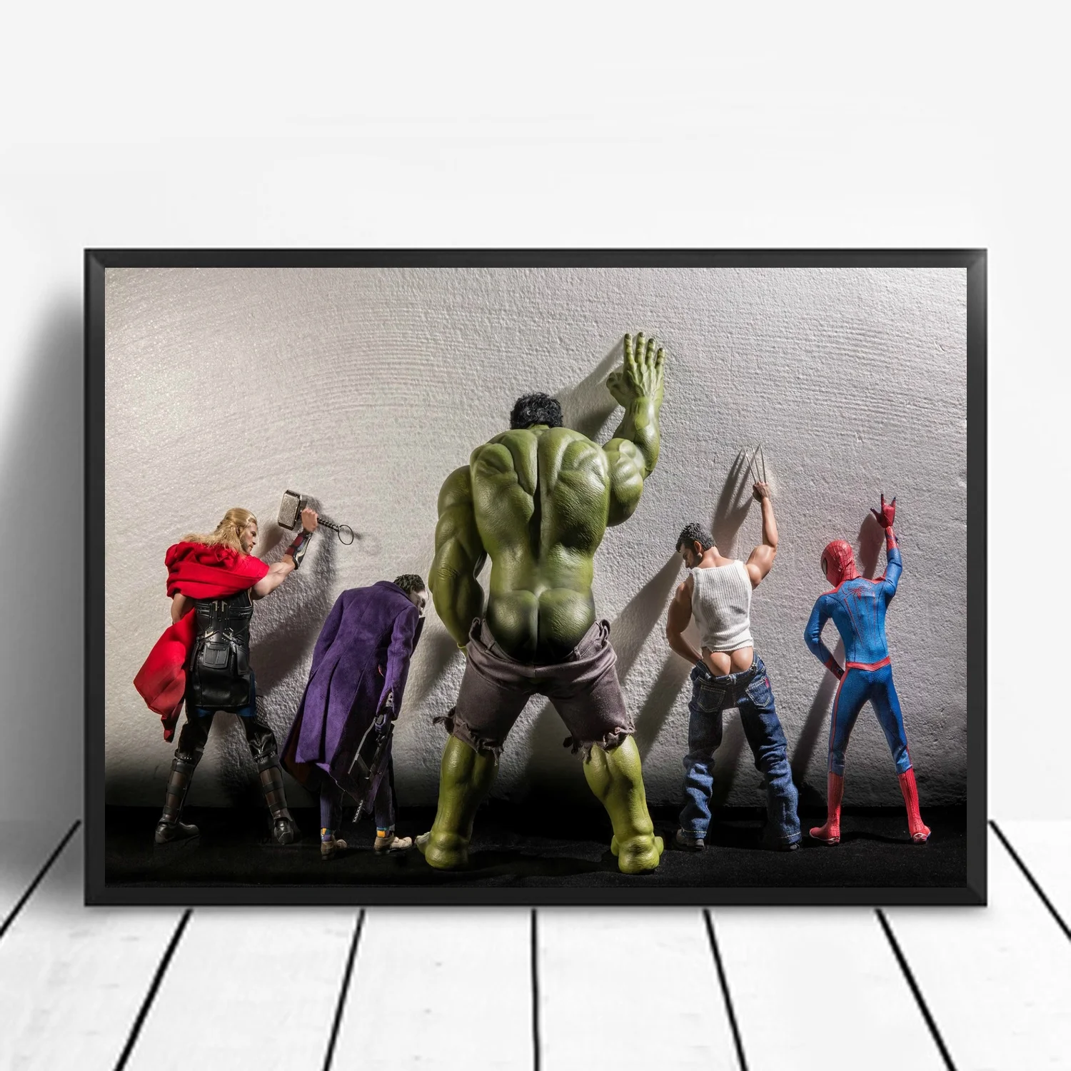 Moderno Tela Pittura Avengers Movie Hulk Superheros In Toilet Thor Poster Nordic Funny Marvel Heros Kids Room Wall Art Home Decor Paintings 50 75cm Moderno Tela Pittura Avengers Movie Hulk Superheros In Toilet Thor Poster Nordic Funny Marvel Heros Kids Room Wall Art Home Decor Paintings 50 75cm