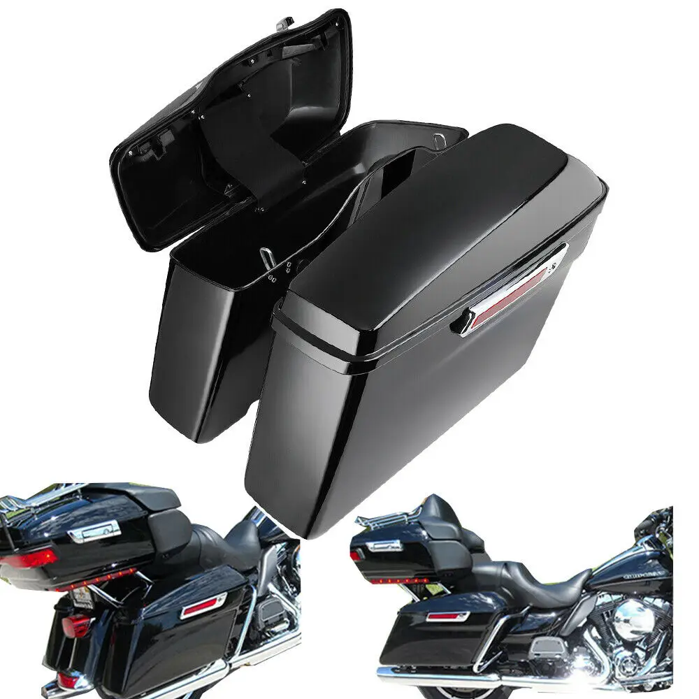 

Brand new Hard Saddlebags Trunk Latch Lid with Latch kit Waterproof ABS For Touring Road King Road Glide Electra Glide 2014-2019