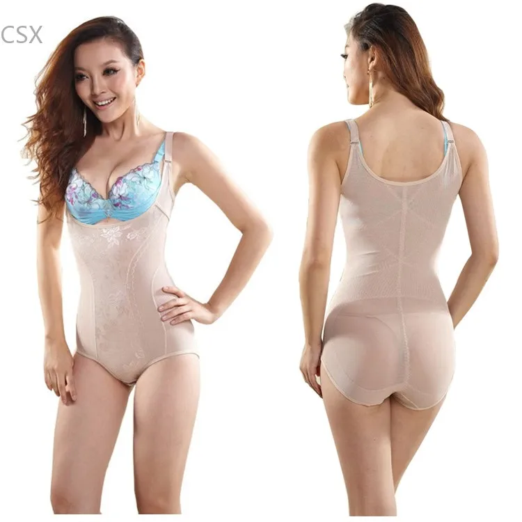 

MwOiiOwM New Butt Lifter Shaper Tummy Suit Control Slimming Underwear Shapewear Cincher Full Body Shaper 2 Colors M-XXL 51