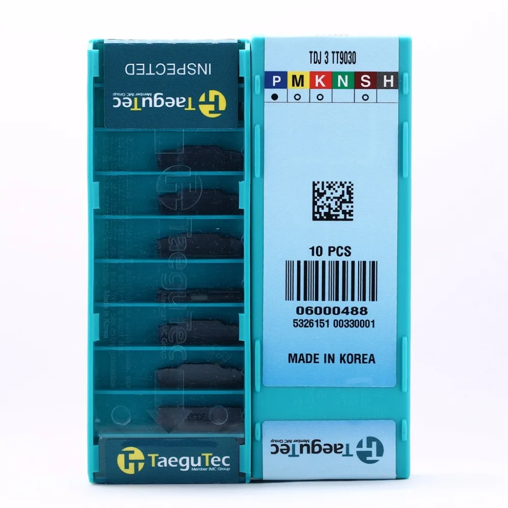 Baratos Calidad Original 50 unids TDJ2 TDJ5 TDJ4 TDJ3 TT9030 TT8020 CNC inserto de carburo de taegutec ranurado CNC de herramienta de torno de torneado