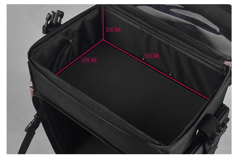 ulti-function Professional Mack-up Rolling Luggage Spinner Cosmetic Case Trolley Carry On Suitcases Wheel Cabin Travel Bag