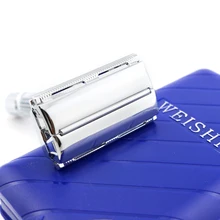 Безопасная бритва с бабочкой для бритья, бритва с коробкой для путешествий 9306-G, серебро 9306-E, матовое серебро 9306-C, цвет пистолета, WEISHI, 10 шт./лот, новинка