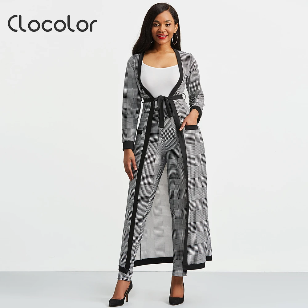 Clocolor комплект из 2 предметов 2019 осень зима новый Хаундстут куртка укороченный топ