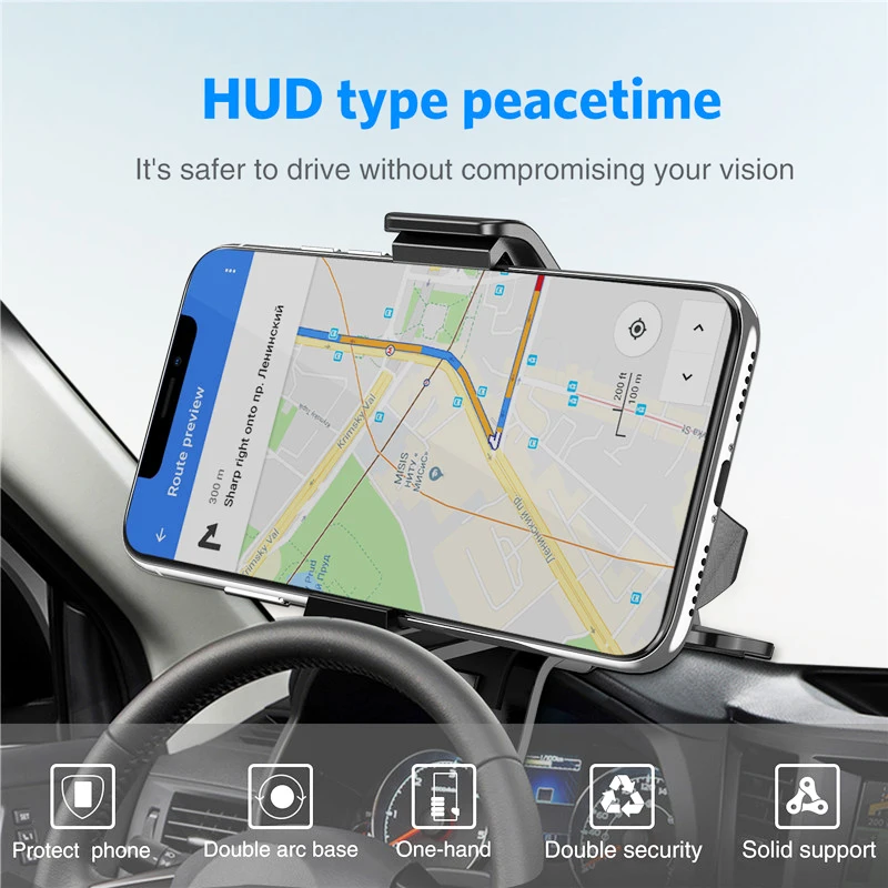 

Antiskid Car Phone Holder Mobile Phone Holder Adjustable Phone Car Dashboard Phone Stand GPS Bracket For iphone X 8 7 6 6S Plus