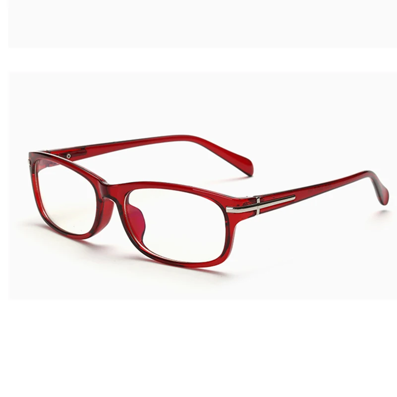 Модные радиационная защита прозрачные линзы, очки рамки Wo Для мужчин s легкий компьютерные очки Для мужчин Анти Blue Ray UV400 очки - Цвет оправы: Red