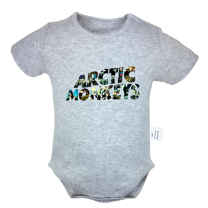 Arctic Monkeys рок группы с принтом размер от 6 до 24 месяцев для новорожденных маленьких