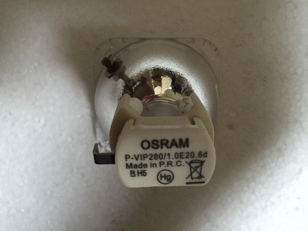 Free shipping ! Original bare Lamp 5J.06W01.001 / OSRAM P-VIP 280/1.0 E20.6 Bulb for BENQ MP723 / MP722 / EP1230 Projectors Free shipping ! Original bare Lamp 5J.06W01.001 / OSRAM P-VIP 280/1.0 E20.6 Bulb for BENQ MP723 / MP722 / EP1230 Projectors