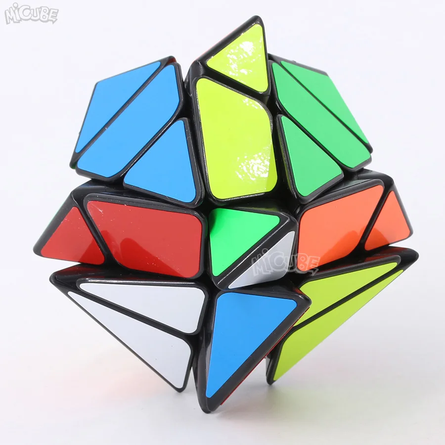 Магический кубик Axis, изменяющийся нерегулярно, кубик Jinggang, 3x3x3, наклейки, зеркало, углеродное волокно, 3x3, сложная твист-головоломка, игрушки для детей