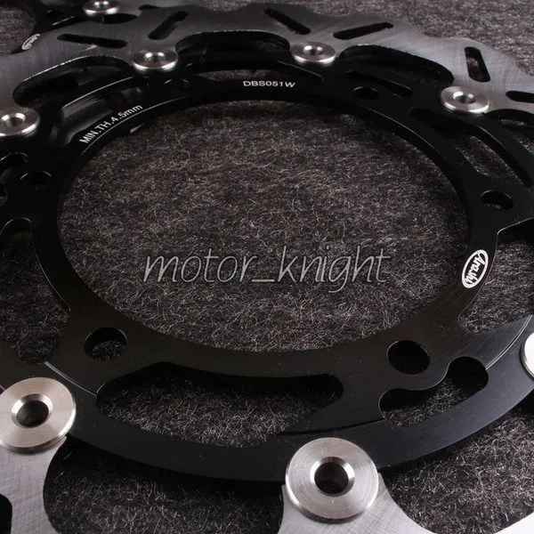 Передний ротор дискового тормоза для Kawasaki Ninja 250 R 2008-2011 ZX250 08-11 черный