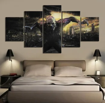 

5 Piece Zombies Paintings Dying Light Game Poster Canvas Art Wall Paintings for Home Decor Fantasy Art