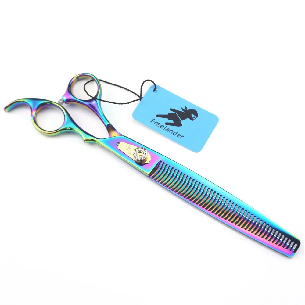 High Quality Japan 440C 8 Inch Pet Dog Grooming Thinning Scissors Grooming Shears for Dogs Thinning Rate 35% High Quality Japan 440C 8 Inch Pet Dog Grooming Thinning Scissors Grooming Shears for Dogs Thinning Rate 35%