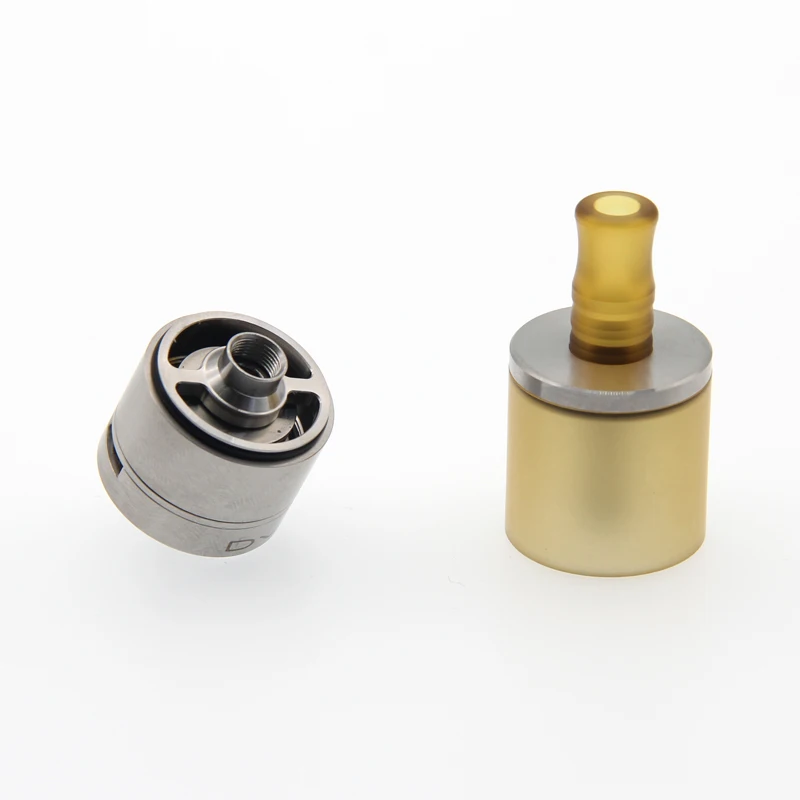 SS316L Dvarw MTL RTA 5ml Rebuildable Tank 22mm Atomizer 510 PEI Drip Tip SS316L Dvarw MTL RTA 5ml Rebuildable Tank 22mm Atomizer 510 PEI Drip Tip