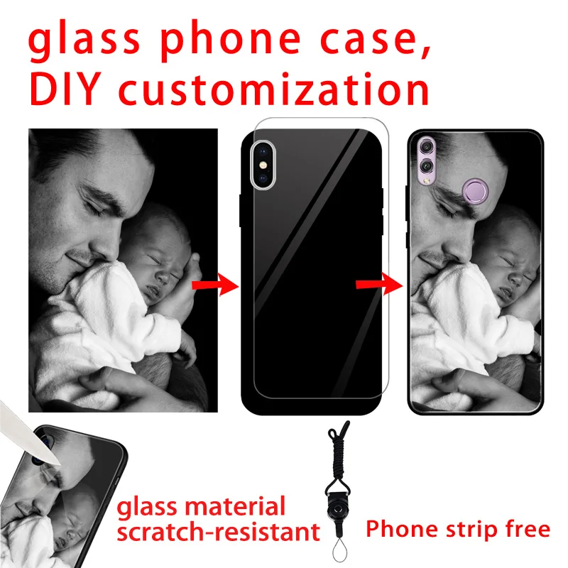 

Personalized custom couple phone case for huawie Honor 7 8 9 10 v9 v10 8c 8x honor 7A PRO DIY case for huawei Y5 6 2018 y5 lite