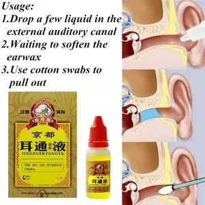 Image 3 - 15ml Ohr Akute Otitis Tropfen Chinesischen Kräuter Medizin für Ohr Tinnitus Taubheit Wund Persönliche Gesundheit Pflege Produkte