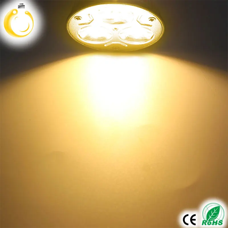 6 шт. супер яркий GU5.3 лампы светильник затемнения светодиодный встраиваемые тёплого/белый AC85-265V 9 Вт, 12 Вт, 15 Вт, светодиодный GU5.3 светодиодный светильник GU5.3 Светодиодный точечный светильник
