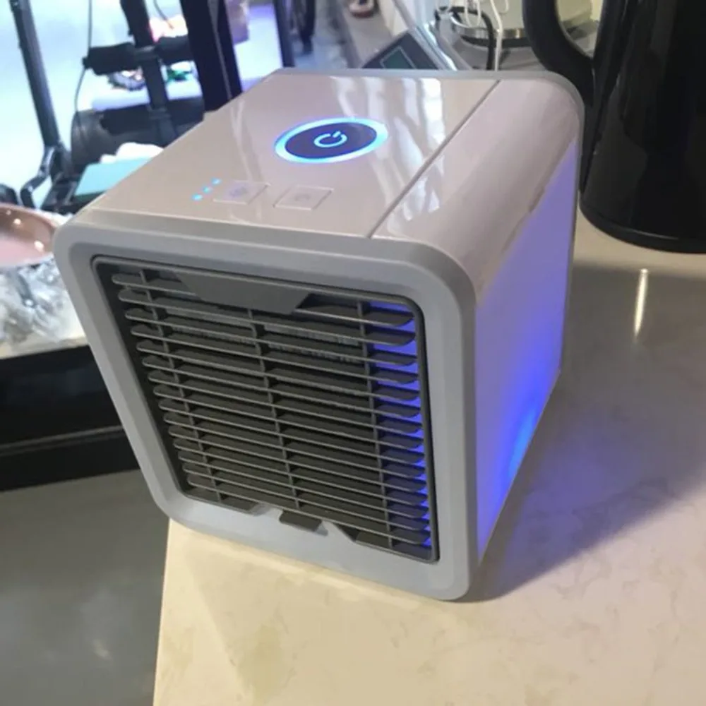 

Portable Mini Air Conditioner Multifunction Cooling Fan with LED Lights Air Humidifier Purifier Air Cooler Summer Home