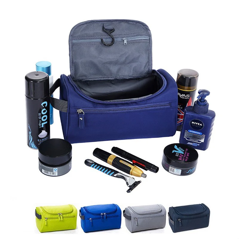  Waterproof Men Wash Toiletry Bag Women Hanging Cosmetic Bags Travel Organizer Female Makeup Bag Cos
