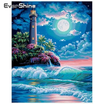 

EverShine Diamond Painting Full Square Landscape Diamond Embroidery Patterns Cross Stitch Kits Diamond Mosaic Rhinestones Gift