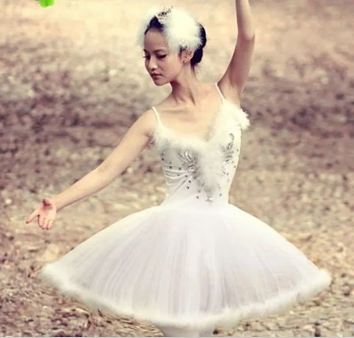 Балетное трико; платье-пачка для танцев; танцевальная одежда для взрослых; одежда для балета; Одежда для танцев; костюм для девочек с бриллиантами и белым Лебединым озером