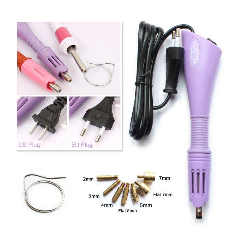 

Pink Hot fix Applicator wand Gun for Hotfix Rhinestones iron on crystals free shipping