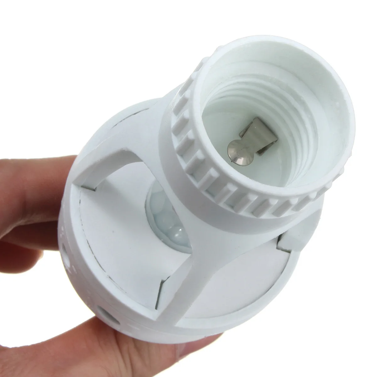 E27 Infrared PIR Motion Sensor Light Bulb Switch Holder Converter