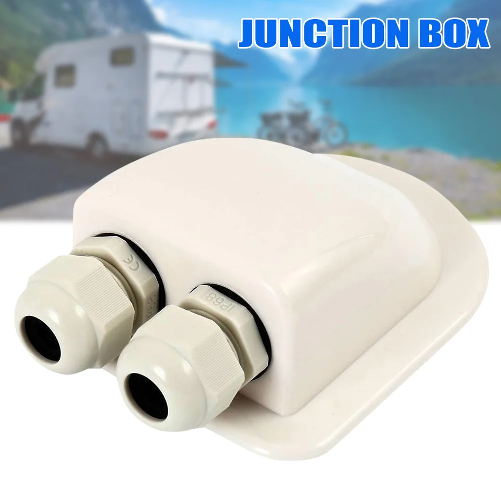 

Double Cable Entry Gland Cable Box Waterproof ABS for Moterhome Solar Panels MJJ88