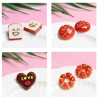 

Happy Monkey 10pcs/pack Slime Supplies Toys DIY Resin Cake Chocolate Slime Accessories Filler For Fluffy Clear Crystal Slime