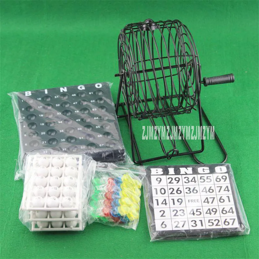 

Party Games Manual Lucky Number Picking Machine Mini Lottery Bingo Lucky Board Games Shake Toy Sets Bar KTV Ball Entertainment