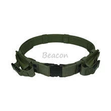 Черный зеленый песок тактический ремень сверхмощный Элитный силовой механизм универсальный ремень для пистолета с 2 Пистолетная обойма мешочек