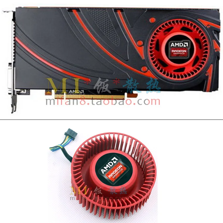 

FD6525H12D 12V 1.3A Fan Blade Diameter 65MM Hole Spacing 37MM For replace de cooler for this card r9 290x sapphire fan