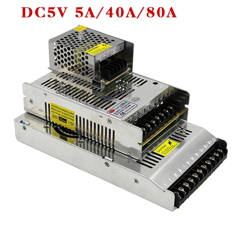 Лидер продаж AC85-265V 110V 220V постоянного тока до DC5V 12V 24V 36V 48V 1A 2A 3A 5A 10A 15A 20A 30A 40A 80A CCTV/блок питания светодиодной ленты адаптер