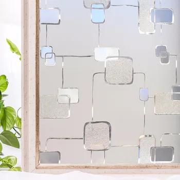 

CottonColors Window Cover Films Premium No-Glue 3D Static Decorative Privacy Window Glass Sticker 3Ft X 6.5Ft.(90 x 200cm)