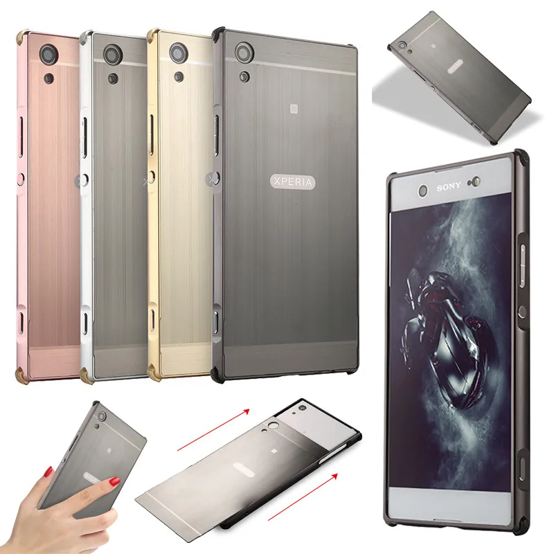 Жесткий чехол для Sony XA1 Ultra G3221 G3223 металлический алюминиевый корпус с рамкой и