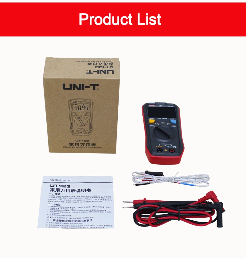 de temperatura ut123 ut123d dados ac dc