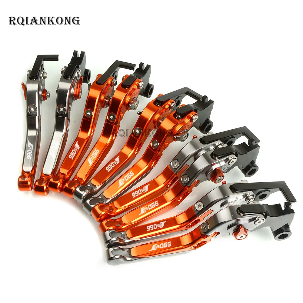 CNC мотоциклов сцепные рычаги для KTM 990SMT 990 SMT 2009-2013 2010 2011 2012 Складной Выдвижная Регулируемая аксессуары