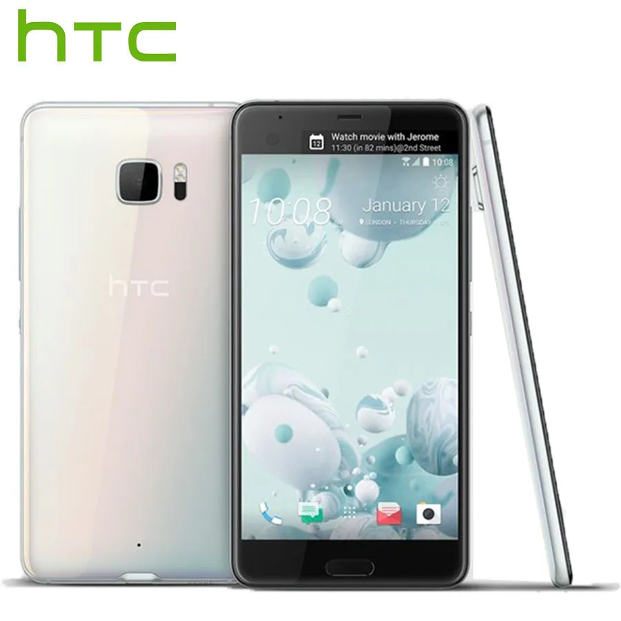 Горячая Распродажа, мобильный телефон htc U Ultra LTE, две sim-карты, 4 ГБ, 64 ГБ, четырехъядерный процессор Snapdragon821, 5,7 дюймов, смартфон на Android 2560x1440px DualView