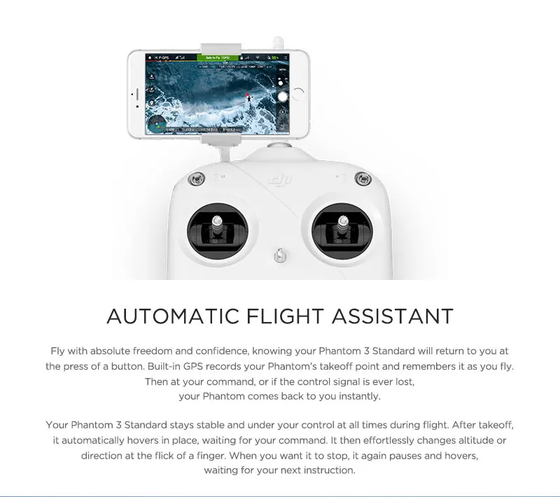 DJI Phantom 3 Standard High Quality FPV Camera Drone With Camera 2.7K HD And 3 Axis Gimbal GPS Dron
