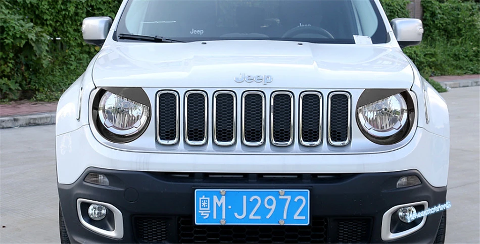 2 шт. передние фары для Jeep Renegade 2015 2016 2017 2018 2019 / ABS | Автомобили и мотоциклы