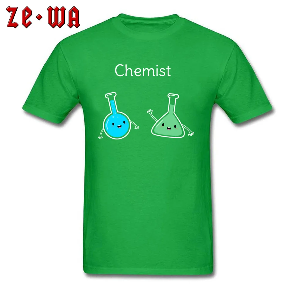 Cool and Cute Chemistry Casual April FOOL DAY 100% Cotton O-Neck Men's Tops Shirt Geek T-shirts Hot Sale Short Sleeve T-Shirt Cool and Cute Chemistry  green