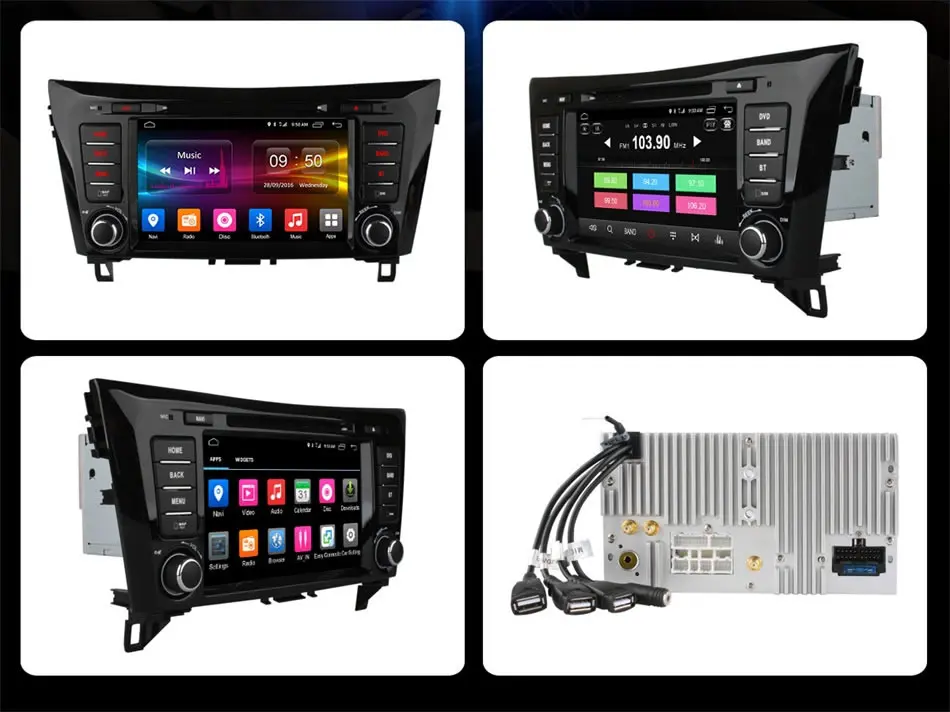 Flash Deal vehicel C500 4G SIM LTE 2 din car radio gps Android 6.0 Octa 8 Core Car DVD GPS for Nissan Qashqai X-Trail wifi 1024*600 12