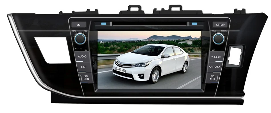 Clearance 8" Android Car DVD Player with TV/BT GPS 3G WIFI,Car PC/multimedia headunit Audio/Radio/Stereo for TOYOTA COROLLA 2013 2014 RHD 5