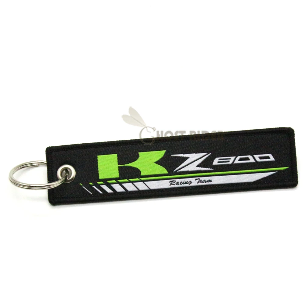 

Motorbike Keychain Embroidery Keyring For Kawasaki Z800 Z800/E version Motorcycles Scooters Key Chain Ring